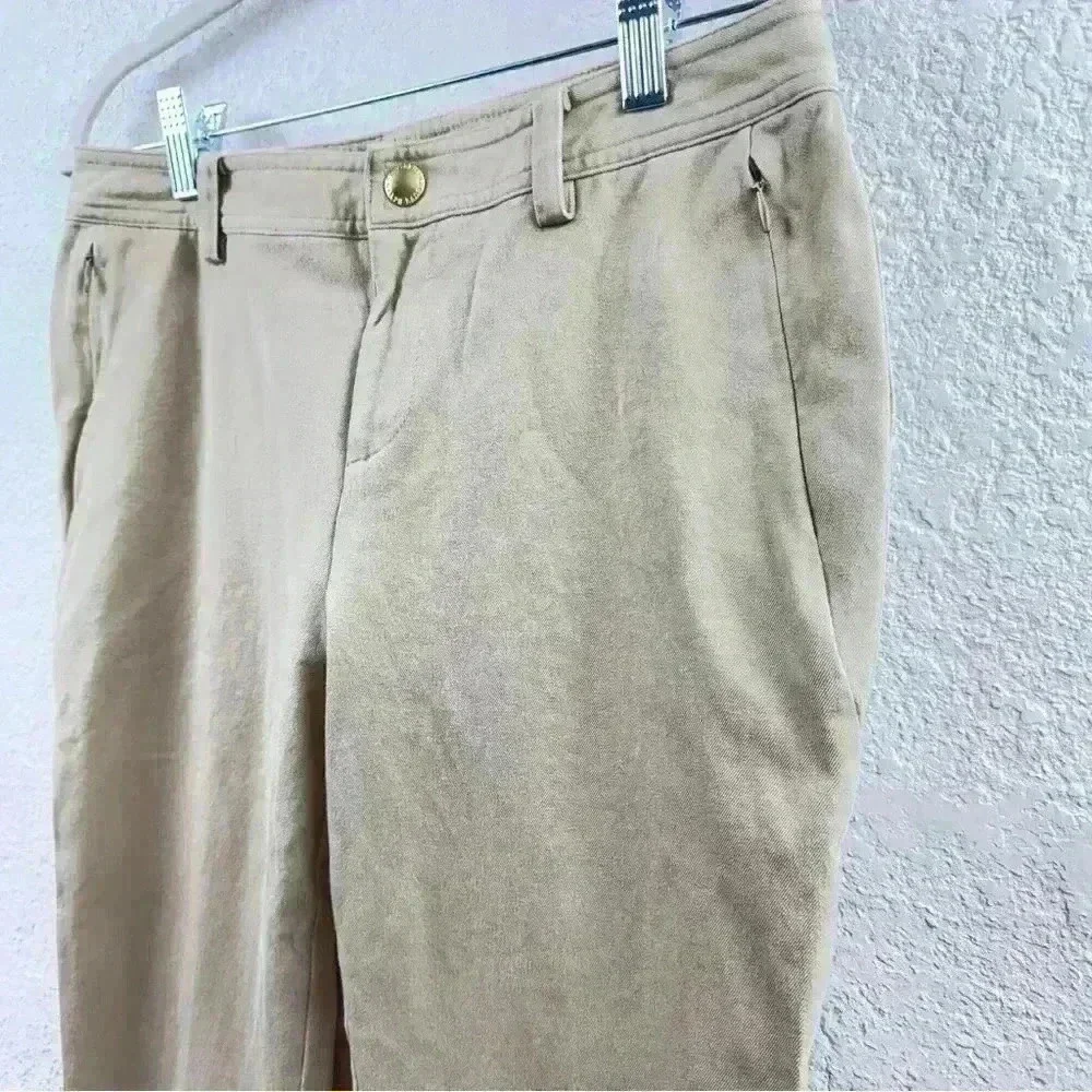 Lauren Ralph Lauren Petite Straight Leg Khaki Pants Women’s Size 4P - Picture 2 of 6